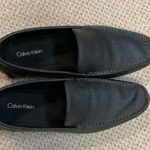 Calvin Klein Mens Black Loafers